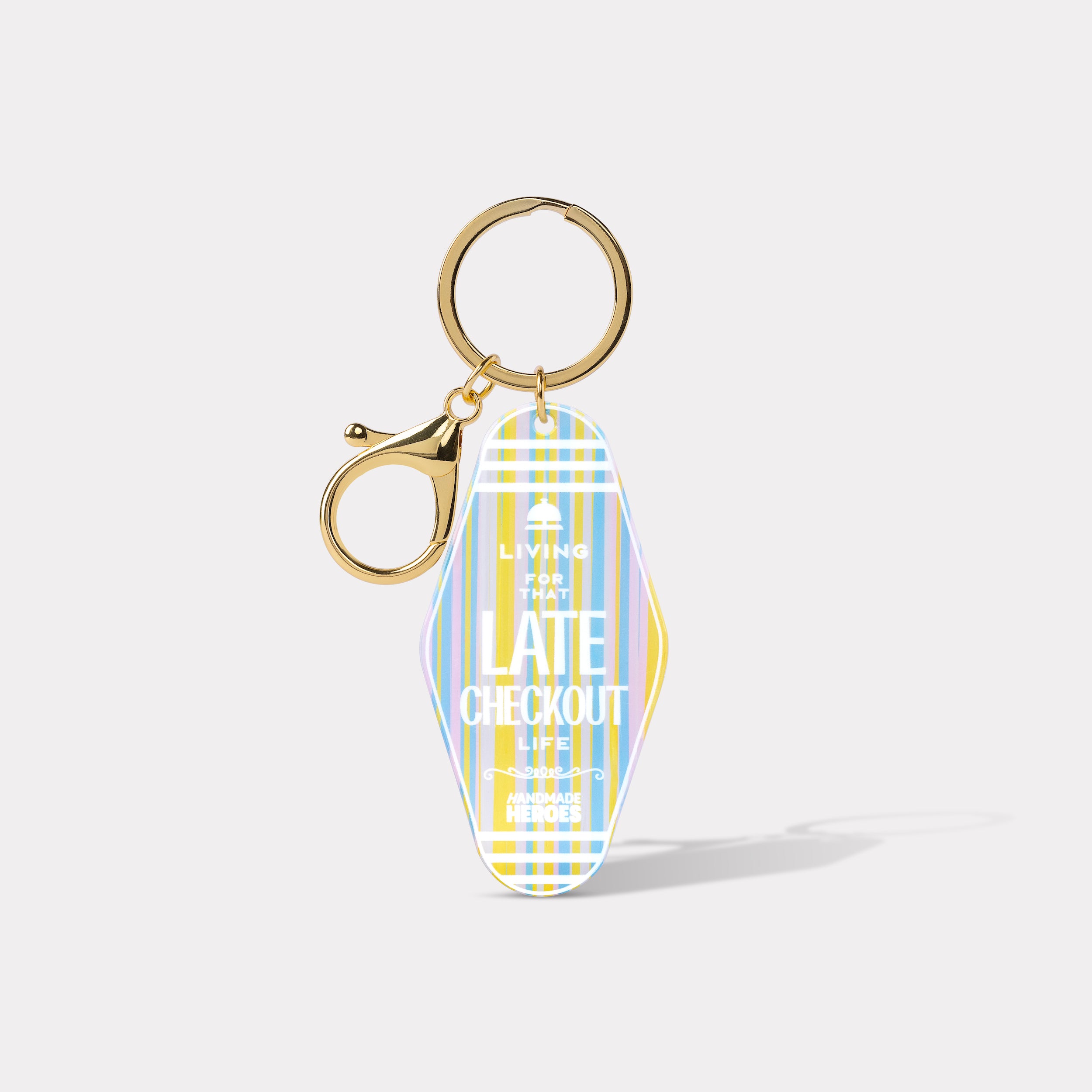 LATE CHECKOUT KEYCHAIN