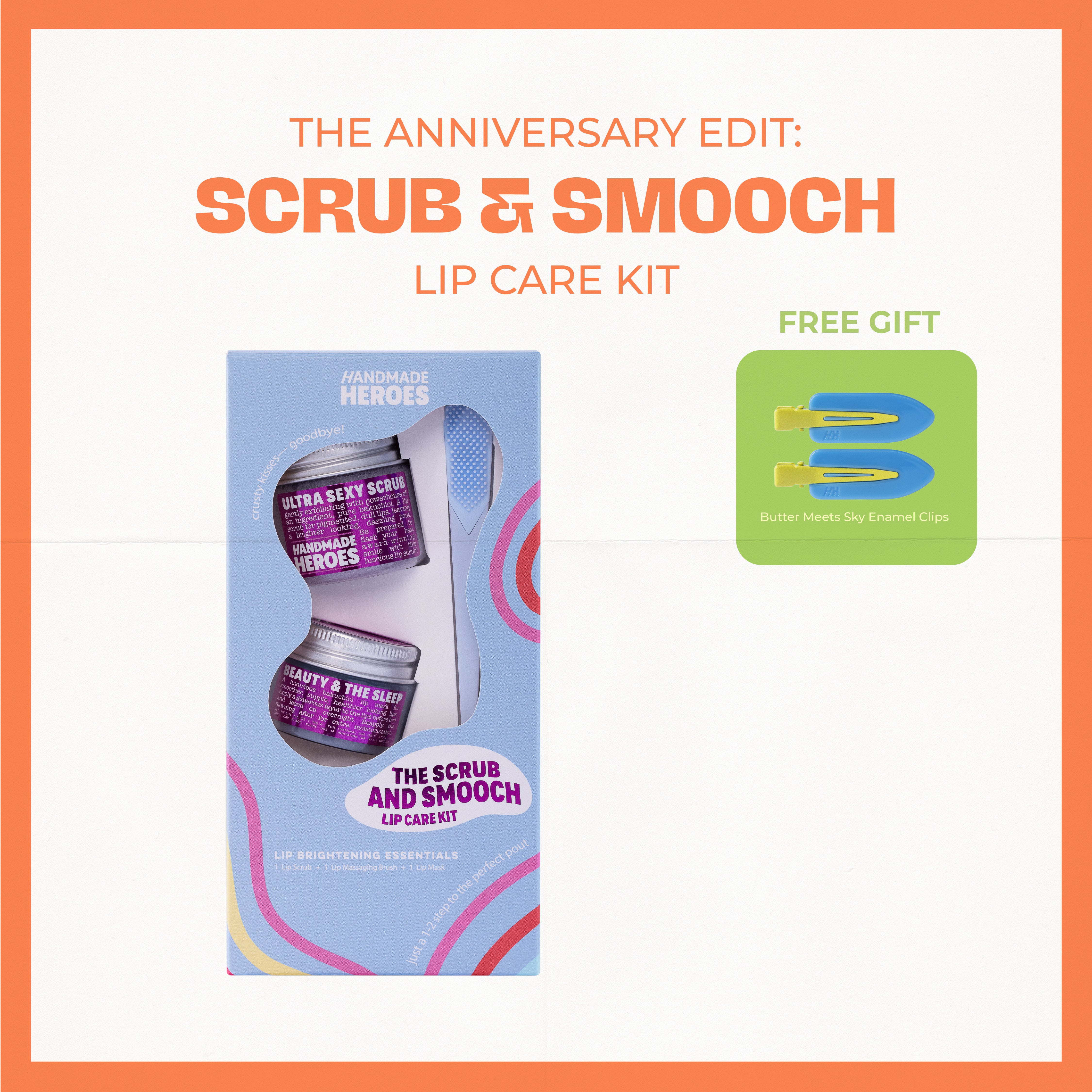 THE ANNIVERSARY EDIT: BAKUCHIOL SCRUB & SMOOCH LIP CARE KIT